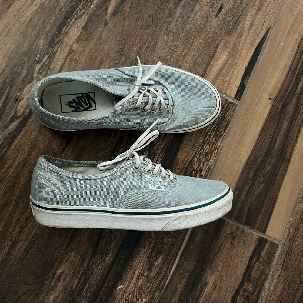 Vans Men's Size 7 Light Blue Recycled Sneakers (Women Size 8.5)